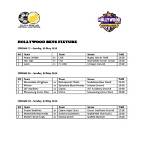 hollywood soccer bet fixture